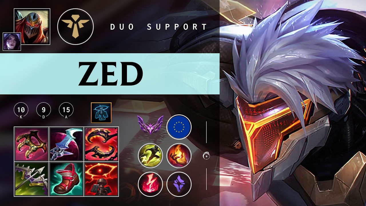 Zed Support vs Thresh - EUW Master Patch 26.03