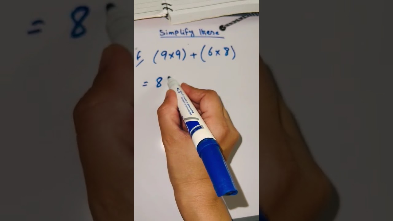 Simplify these BODMAS rule #maths #BODMAS rule 