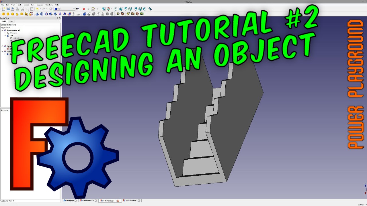 FreeCAD 3D Modeling Tutorial 2: Designing A 3D Printable Model