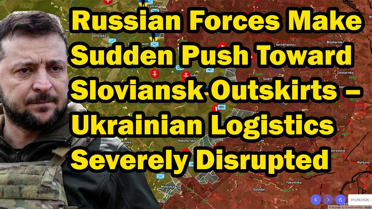 Russian Forces Make Sudden Push Toward Sloviansk Outskirts – Ukrainian Logistics Severely Disrupted