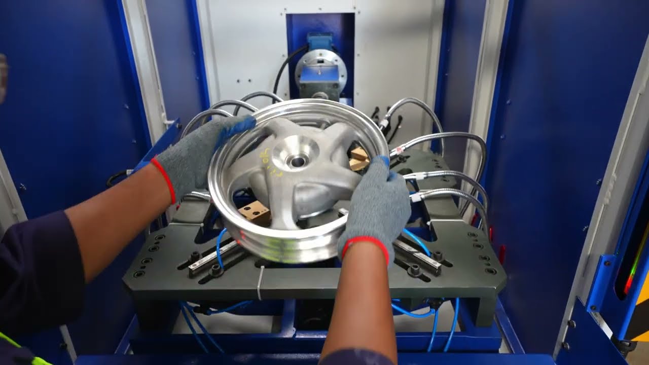 Robotic Loading Valve Hole Drilling Machine | Alloy Wheels | HYDROTECK