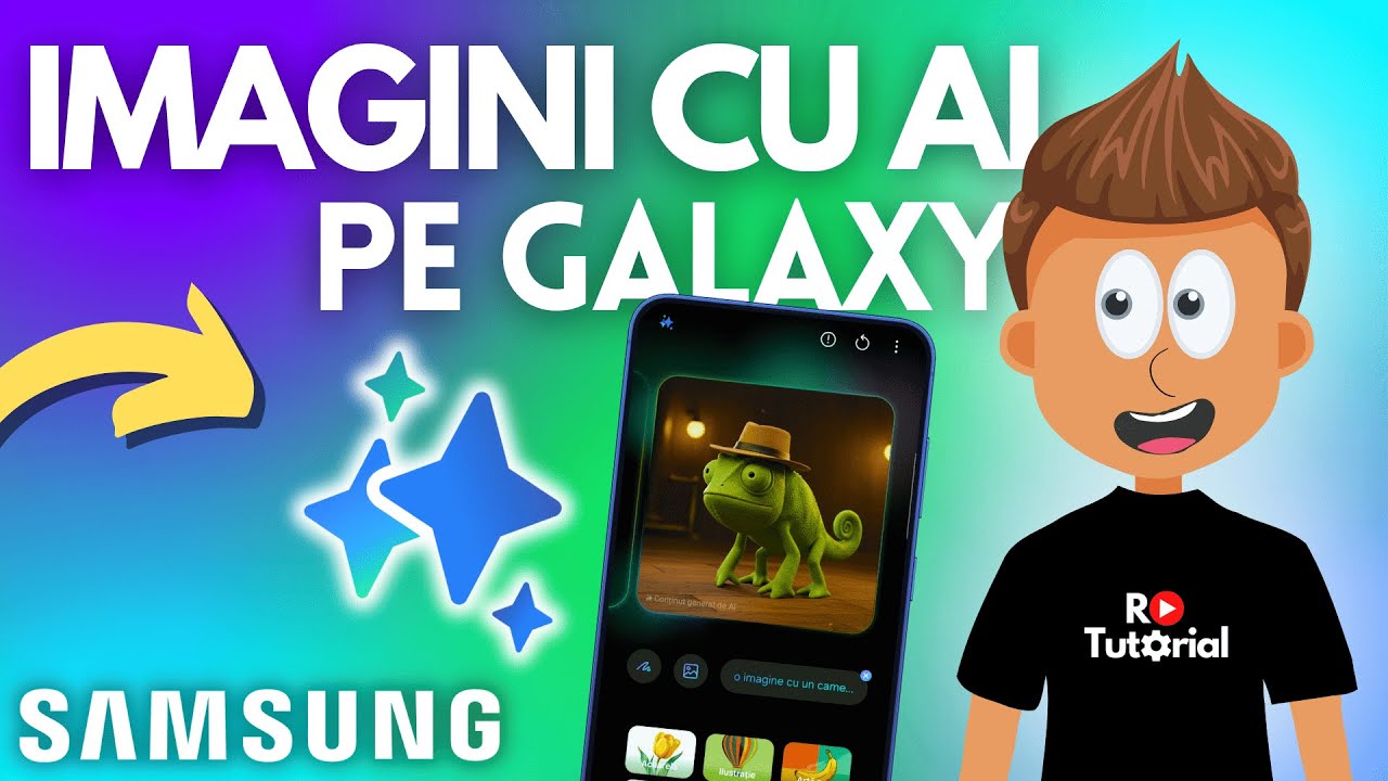 Cum să transformi un desen într-o poză pe Samsung - TUTORIAL ROMÂNĂ