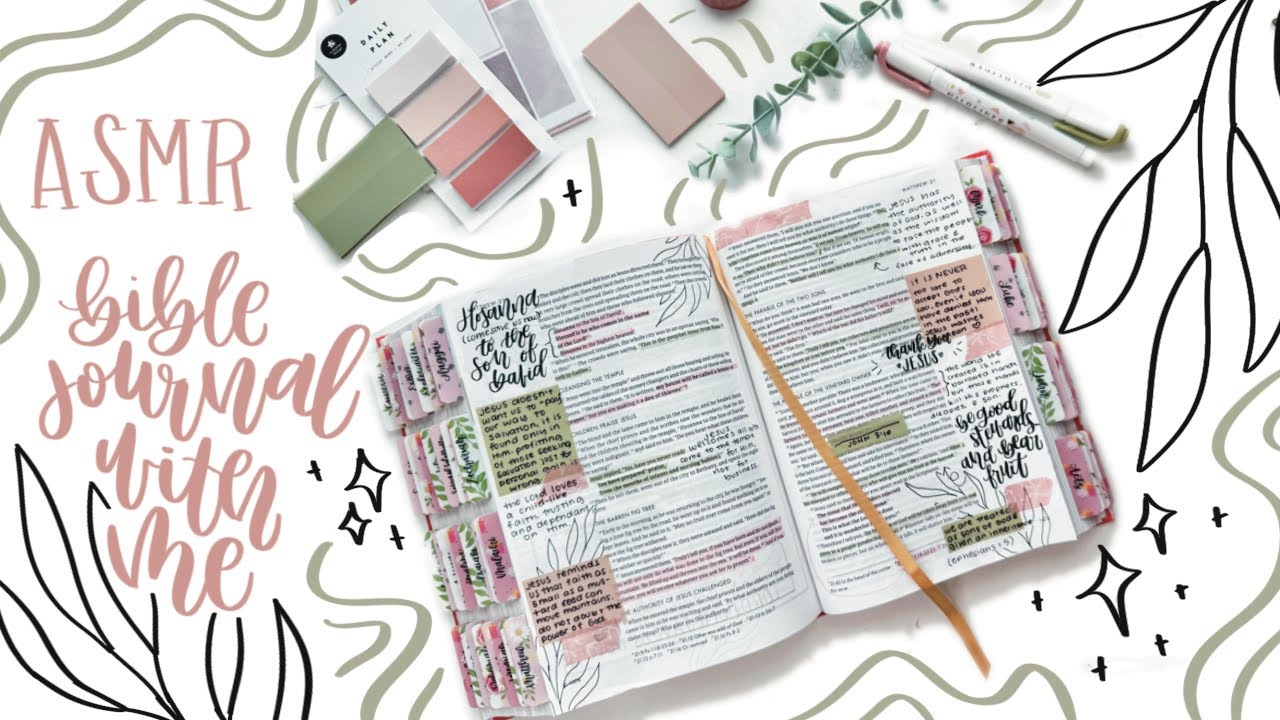 Bible Journaling ASMR 💕 Matthew 21