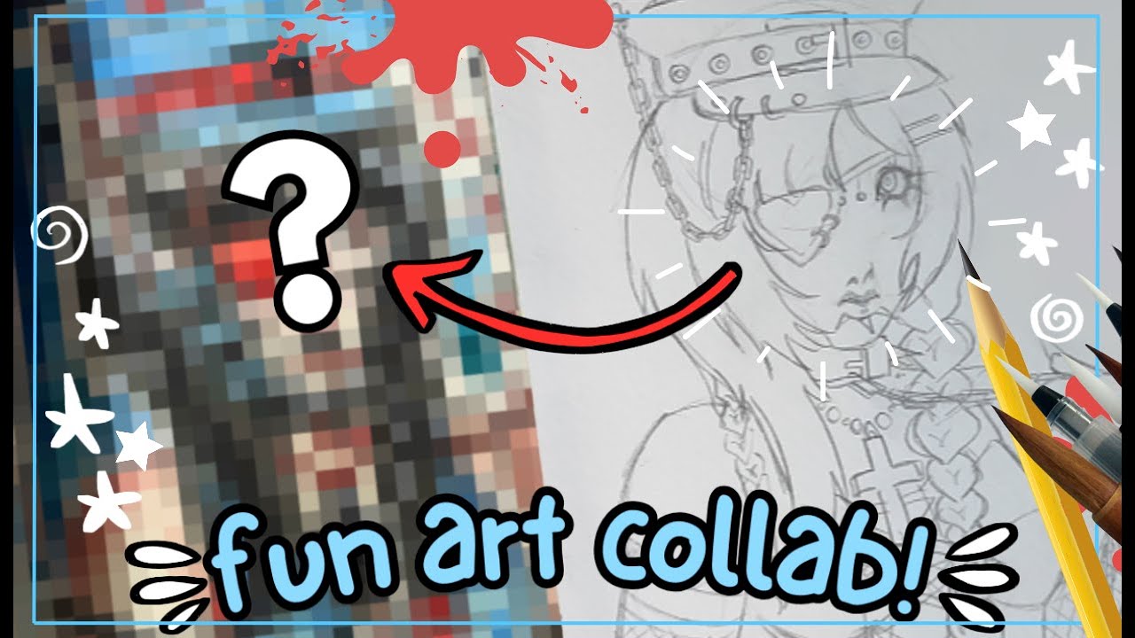 I Painted My Friends' Sketches! (ART COLLAB)