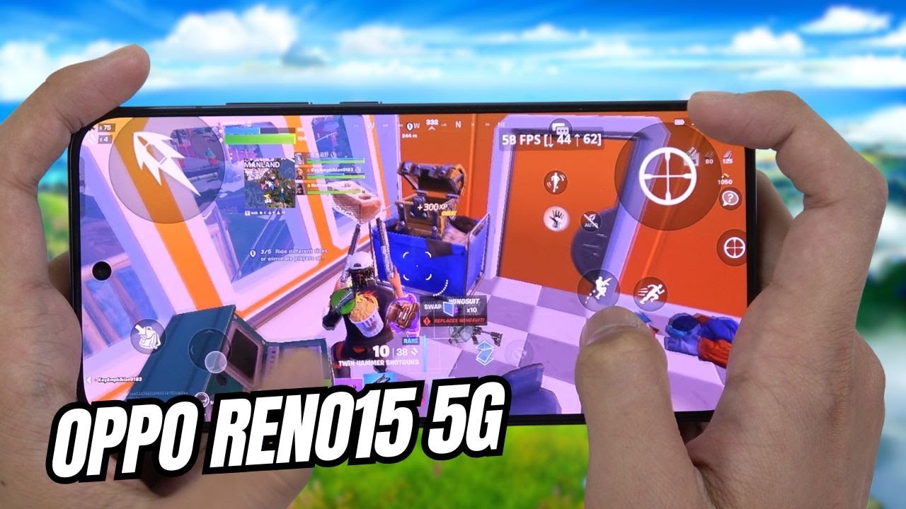OPPO Reno 15 5G Fortnite Mobile Gameplay | Snapdragon 7 Gen 4