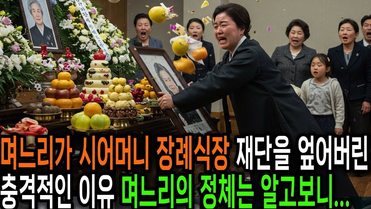 시어머니 장례식장 재단을 엎어버린 며느리의 숨겨진 이유