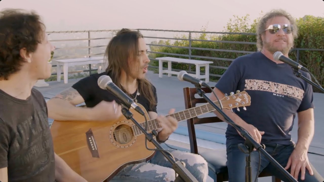Extreme's Nuno Bettencourt and Gary Cherone Rock with Sammy Hagar