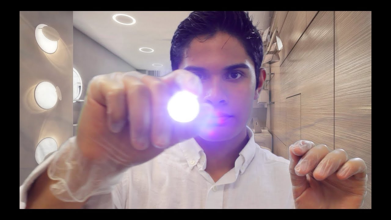 Cranial Nerve Examination Role Play... ASMR Binaural (3D)