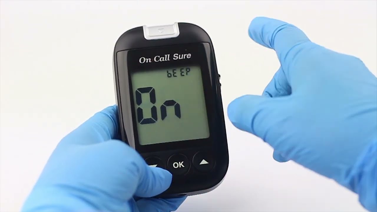 Como medir la Glucosa con el Glucómetro On Call Sure