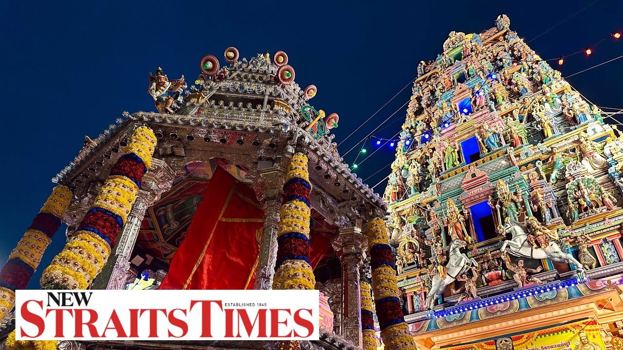 Lord Murugan chariot begins day-long Thaipusam procession to Batu Caves