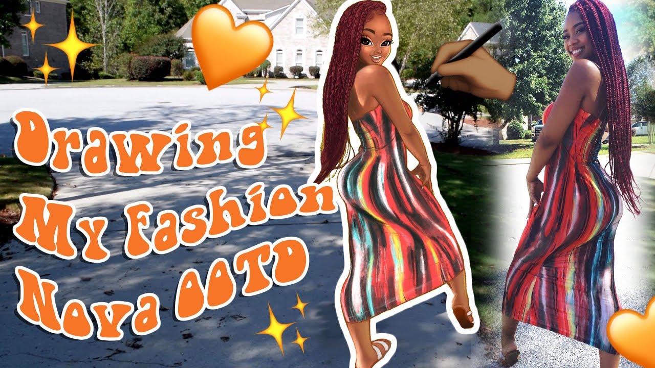 DRAWING MY FASHION NOVA OOTD | 