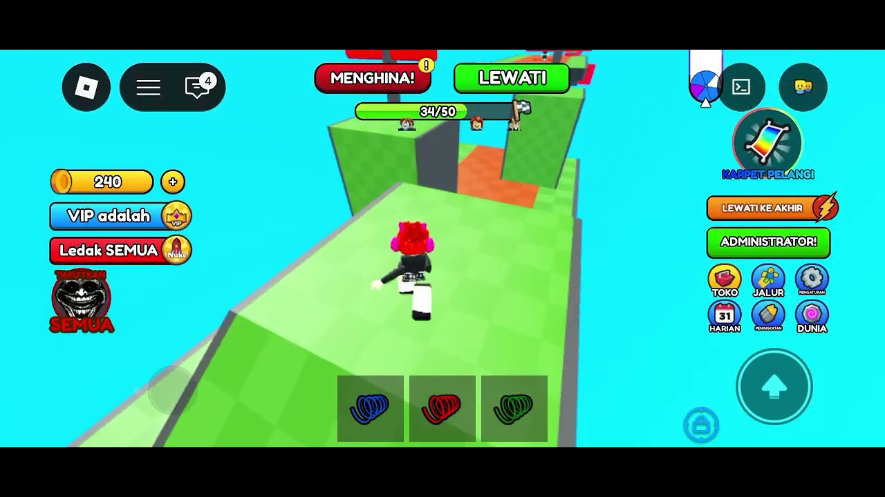 Maaf guys kalau suaranya ga kedengeran Heheheheheh hehehhe (Roblox Indonesia)
