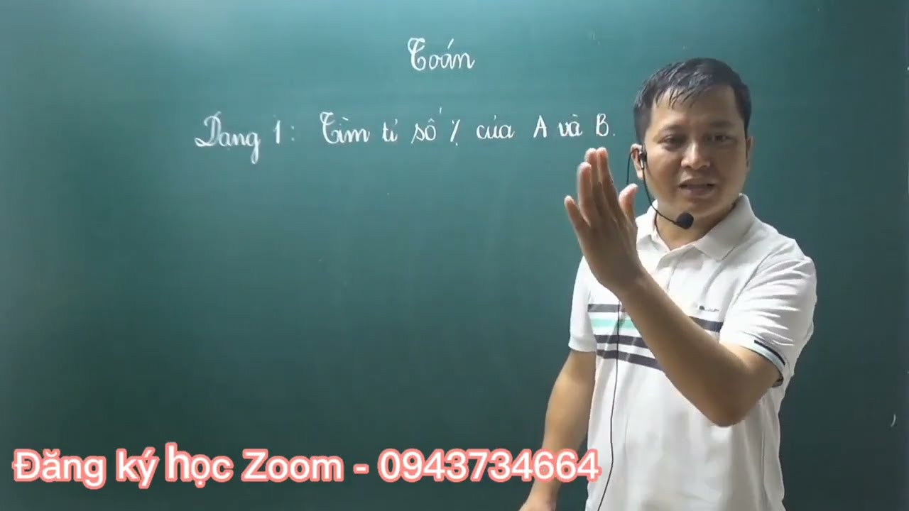 [Học Zoom toán lớp 5 ] Tỉ số phần trăm dạng 2 -Thầy Khải- SĐT: 0943734664