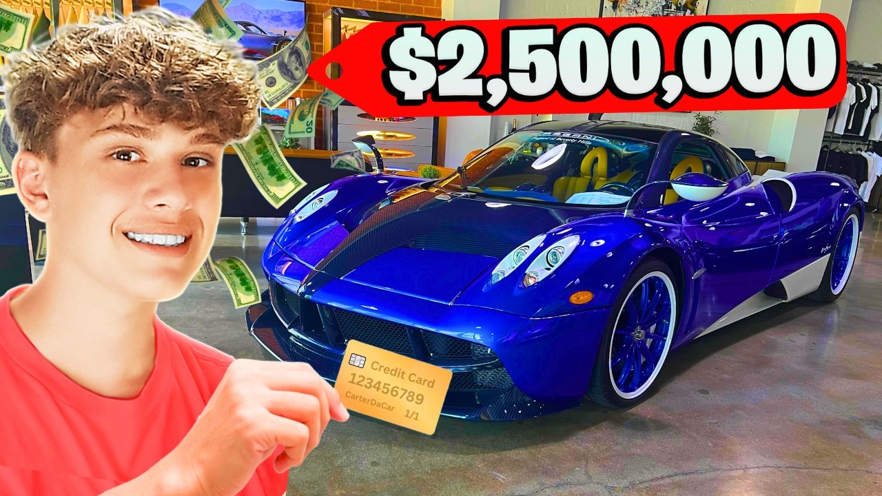 Teenager Goes HYPERCAR SHOPPING In California!
