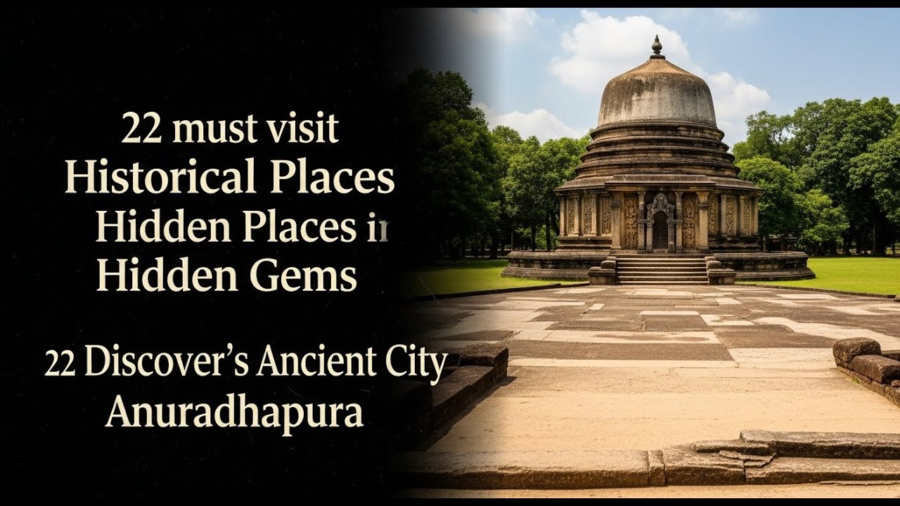 Sri Lanka's Ancient City: Discover Anuradhapura's Hidden Gems – 22 Historical Places | SKY Travel