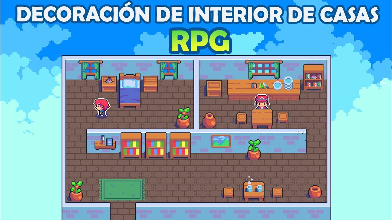 🖌️ Cómo hacer MUEBLES pixel art para tu Top Down 🪑🎨