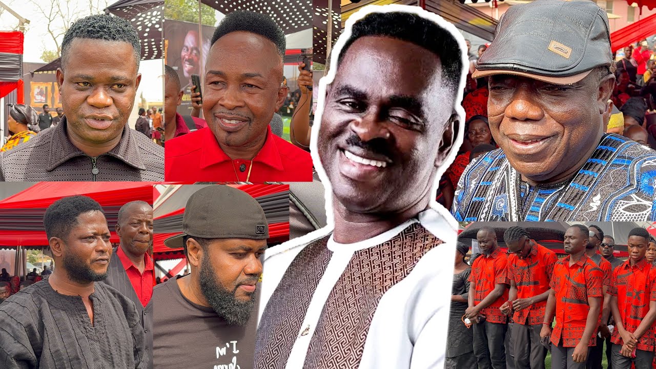 Sad Bishop JY Adu-Great Ampong-Omane-Joseph Mensah & Others Mourn With Yaw Sarpong’s Fam At OneWeek 
