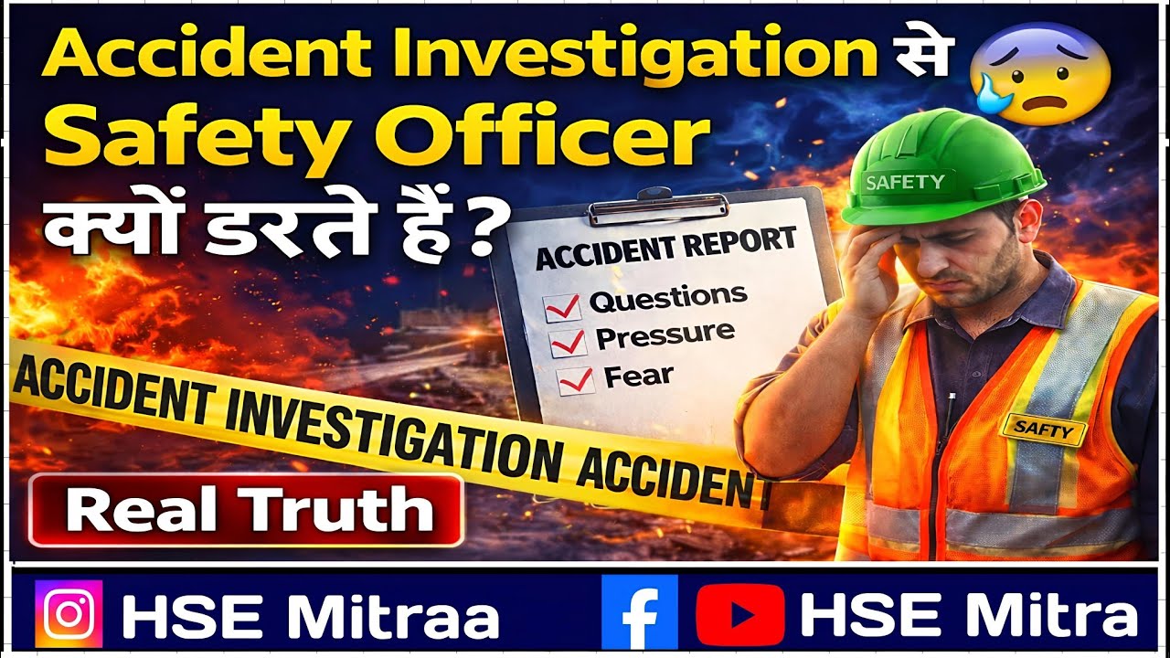 Accident Investigation से Safety Officer क्यों डरते हैं?