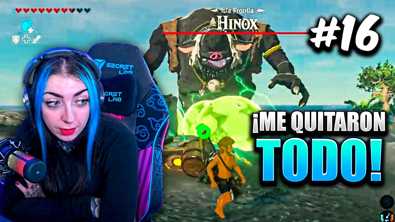 ¡¿ME QUITARON TODO?! BREATH OF THE WILD #16 🗡️ + CHARLA y CENA