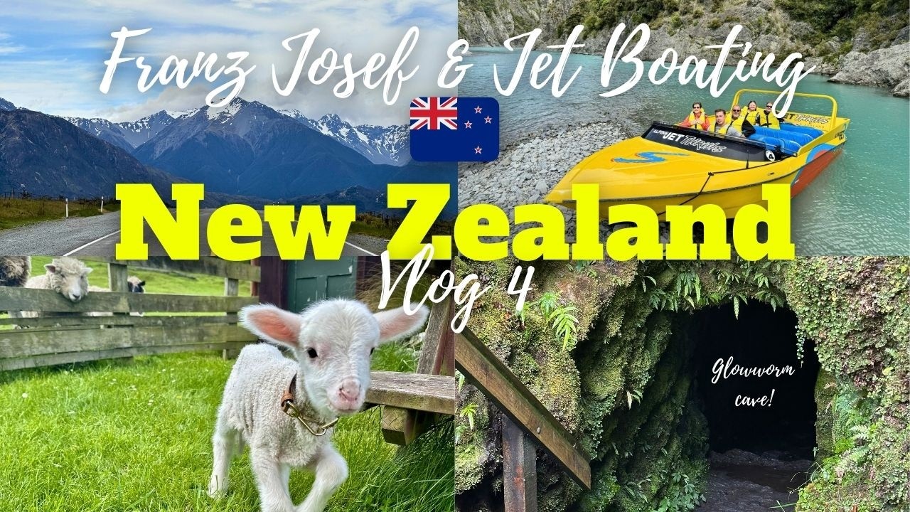 Jet Boating in New Zealand 🇳🇿 + Franz Josef Glow Worm Caves! | Vlog 4
