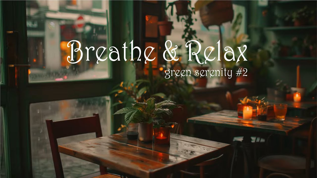 4K Green Serenity Vol. 3 🌿 Candlelight, Rain Sounds & Soft Piano for Sleep & Deep Relaxation