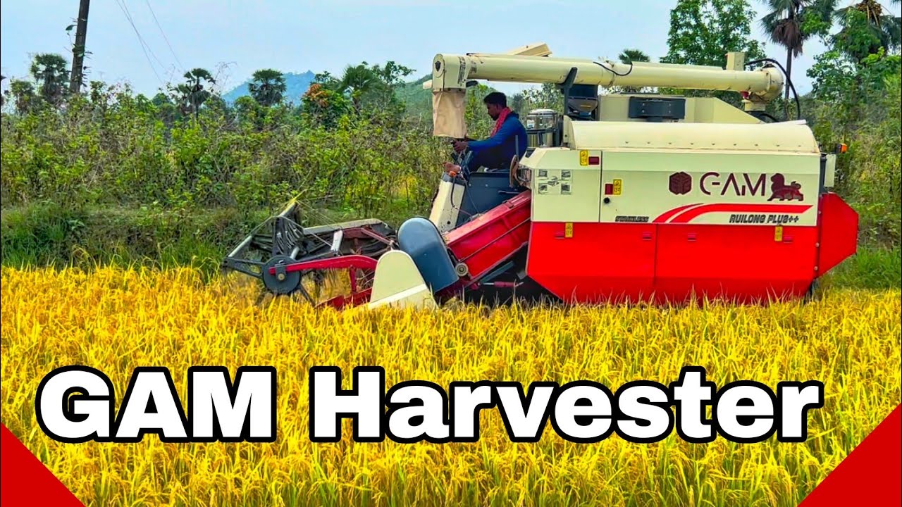 GAM Harvester 2025||GAM Combine Harvester 102HP