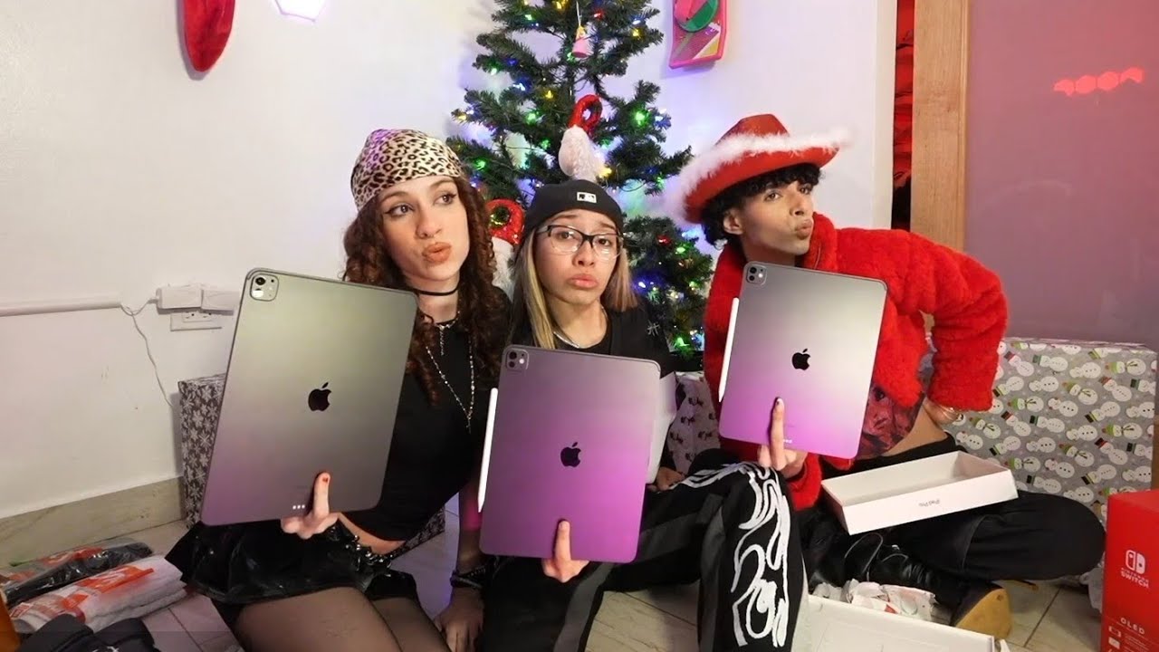 INTERCAMBIANDO REGALOS ALO, RAI Y ALEX 🎄✨️