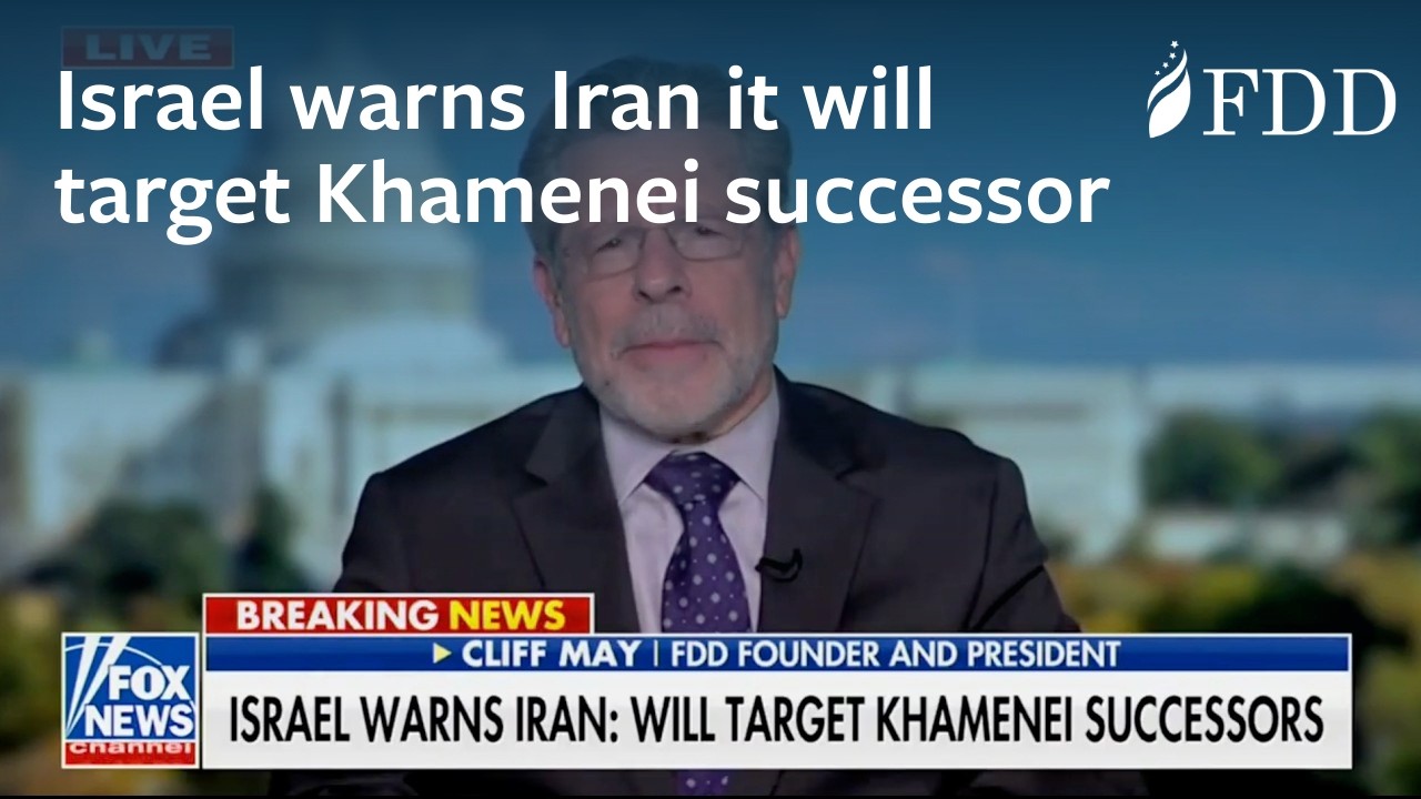 Cliff May on Israel's warning to Iran that it will target Khamenei's successors – Fox News