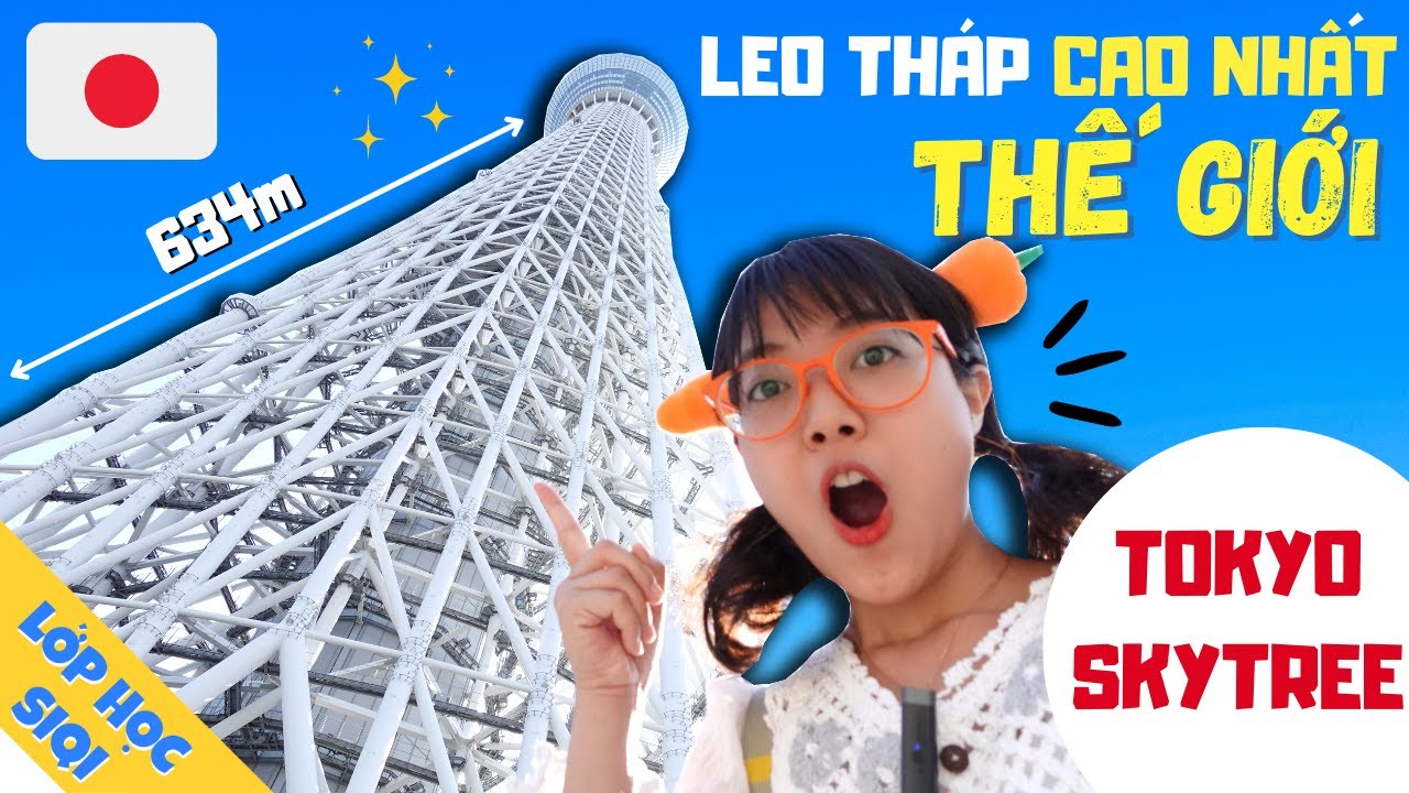 LẦN ĐẦU LEO THÁP CAO NHẤT THẾ GIỚI!! Thử thách fan vẽ gì Lee Cie đi đó - Tokyo Skytree Nhật Bản