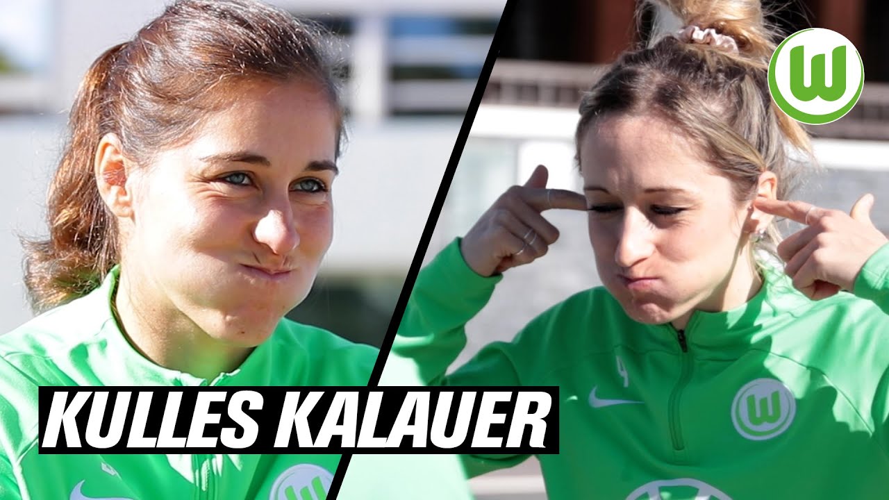 Flachwitz-Challenge #7 | Kulles Kalauer mit Lisa Weiß und Kathrin Hendrich | VfL Wolfsburg