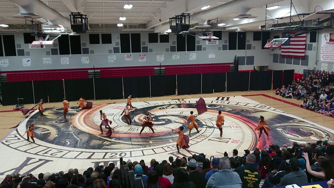 Inderkum Winter Guard A at Lincoln 2018 NCBA Winter Championships