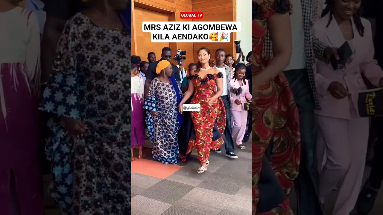MRS AZIZ KI AGOMBEWA KILA AENDAKO🥰🎉 #breaking #hamisamobetto #azizki #shorts #live #ngishutheni