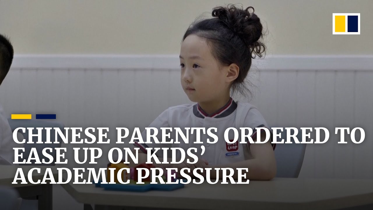 China&rsquo;s new family education law bars parents from putting heavy academic pressure on children