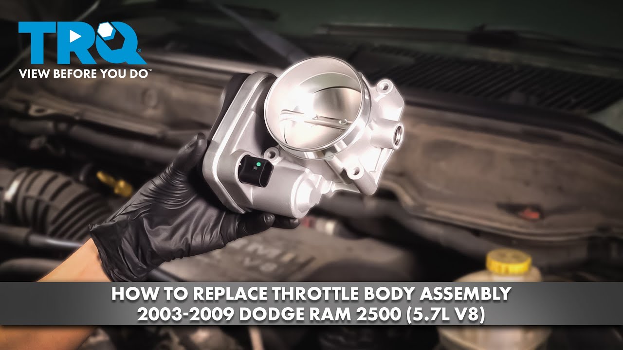 Как заменить дроссельную заслонку в автомобиле Dodge Ram 2500 (5,7 л V8) 2003&ndash;2009 гг.
