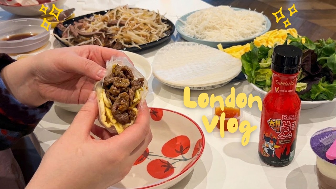 런던 브이로그🇬🇧 먹는 데만 월200 쓰는 사람의 영국 마트 장보기🛒