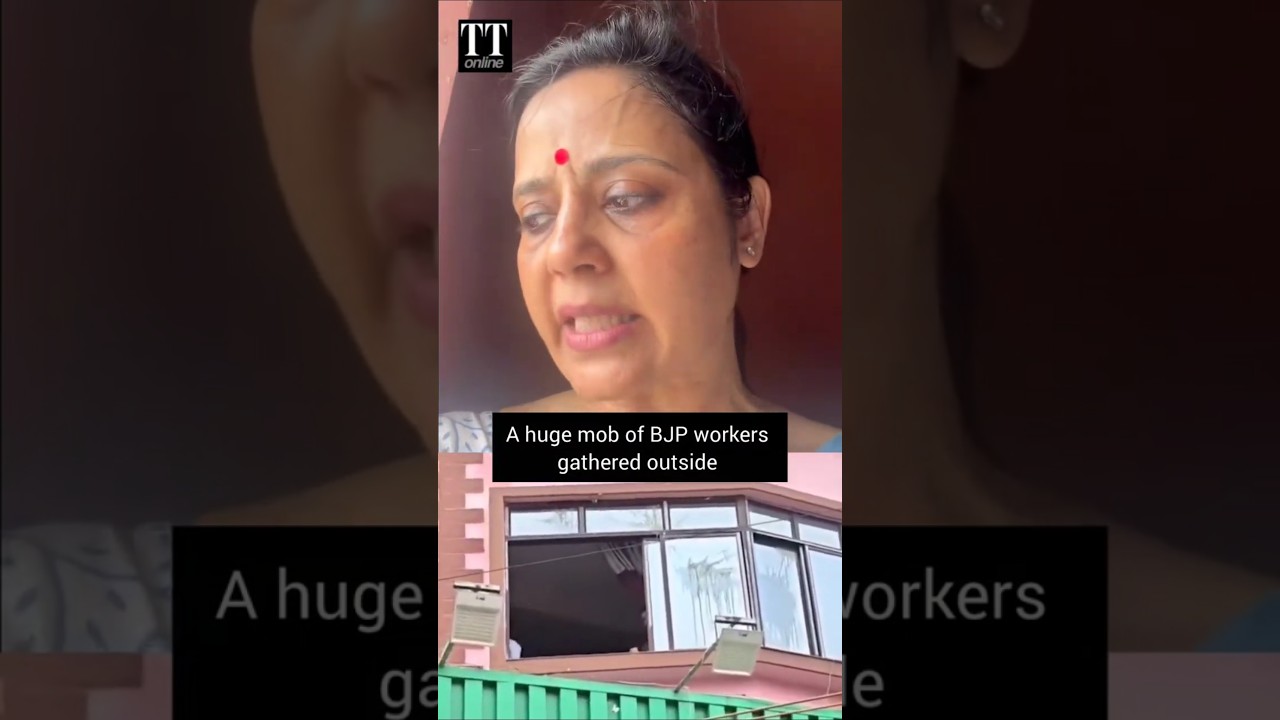 'These are BJP Workers, Not Ordinary People': Mahua Moitra Faces Egg Attack, 'Chor' Slogans #tmc