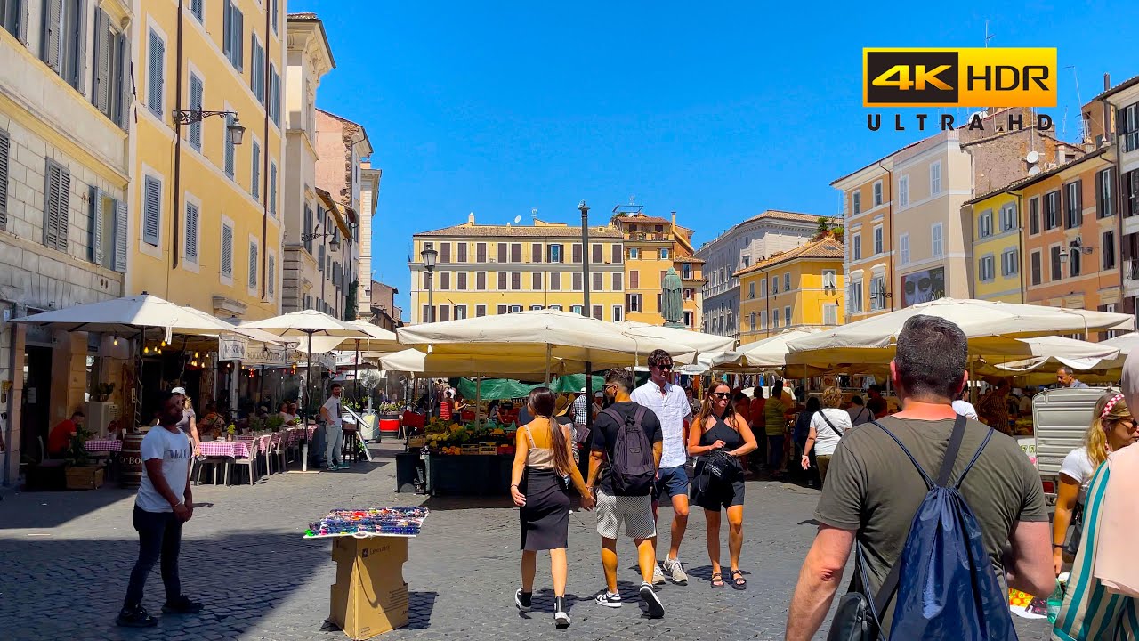 Campo dei Fiori | Roma, Verano 2023 | 4K 60FPS HDR