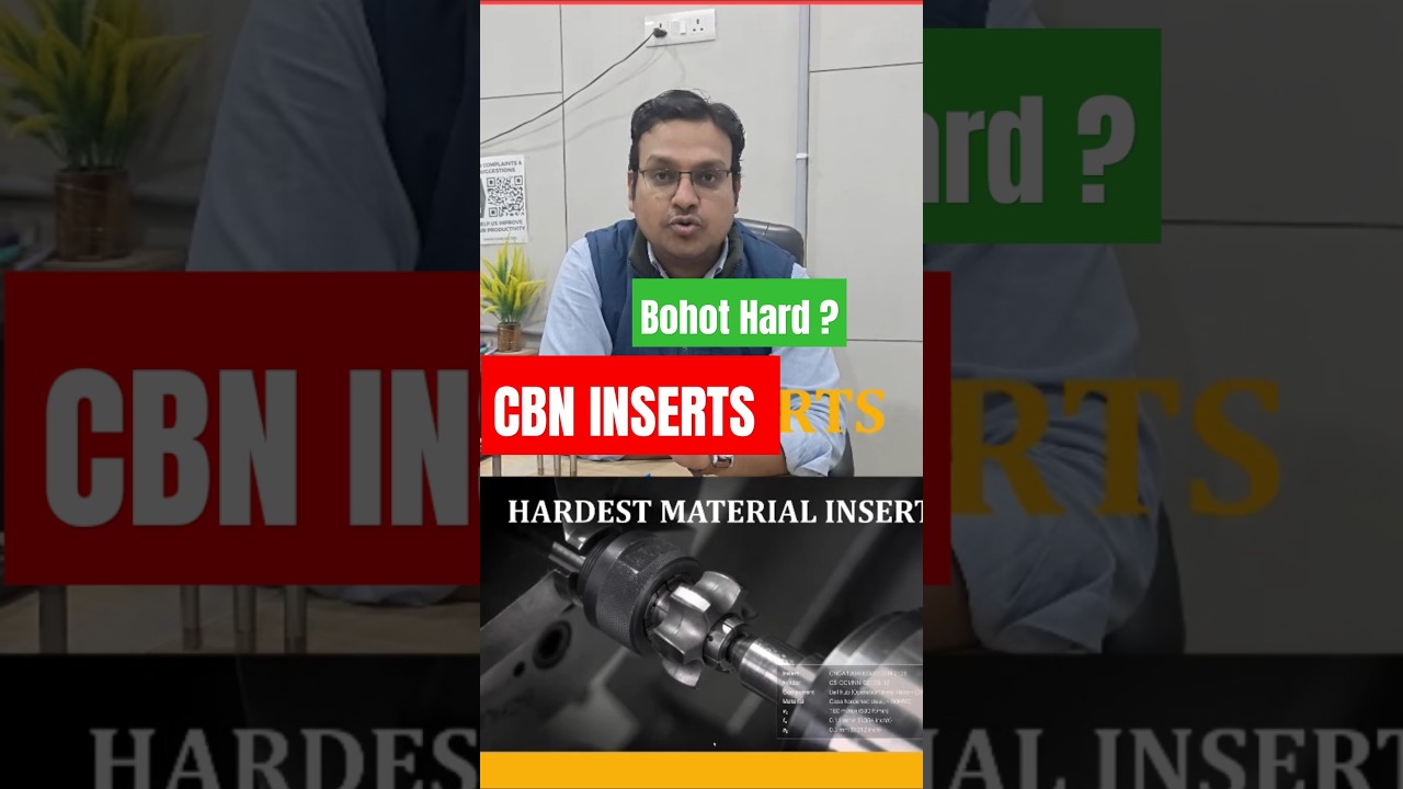 Carbide vs CBN GRADE INSERTS #cnctooling #cbninserts  CBN inserts