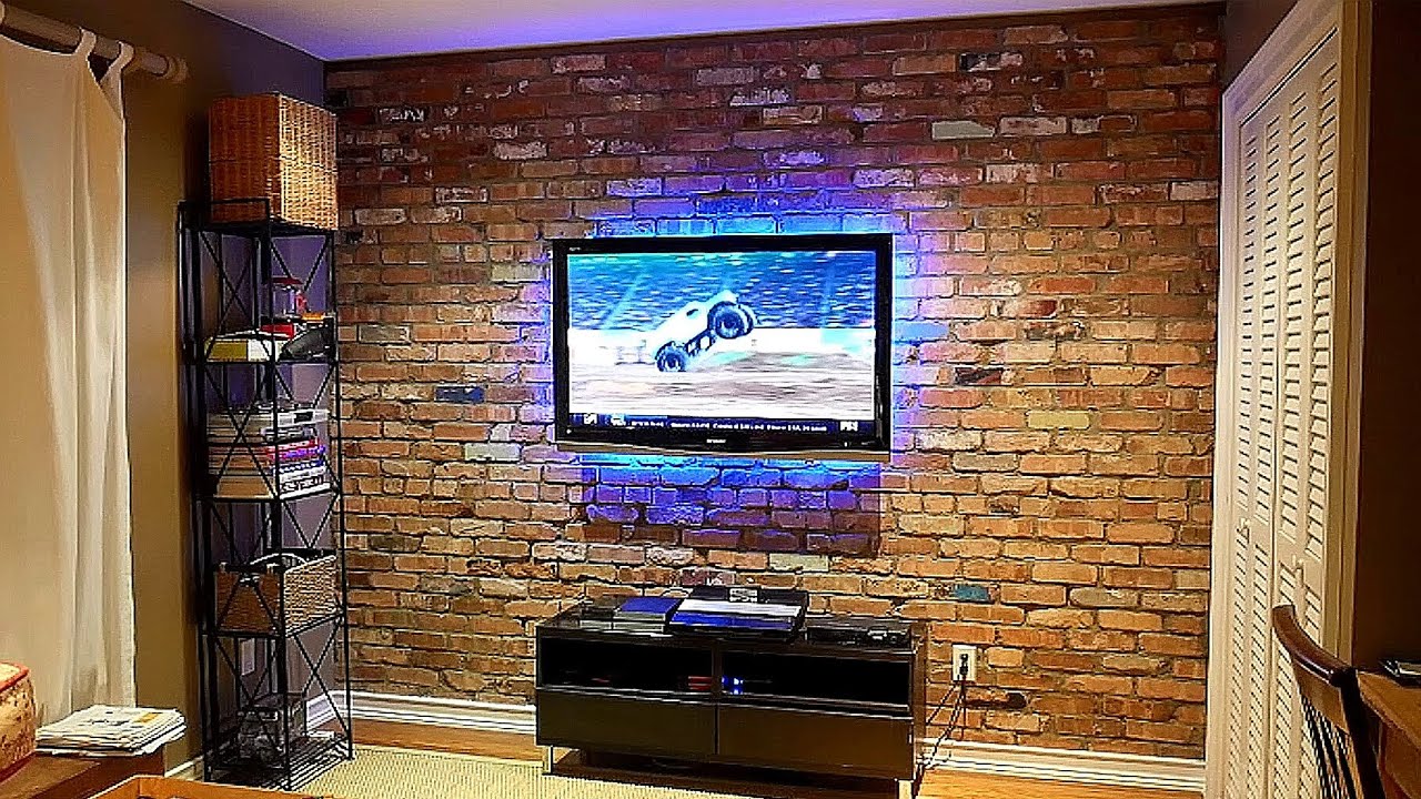 How To Build An Exposed Brick Veneer On An Interior Wall