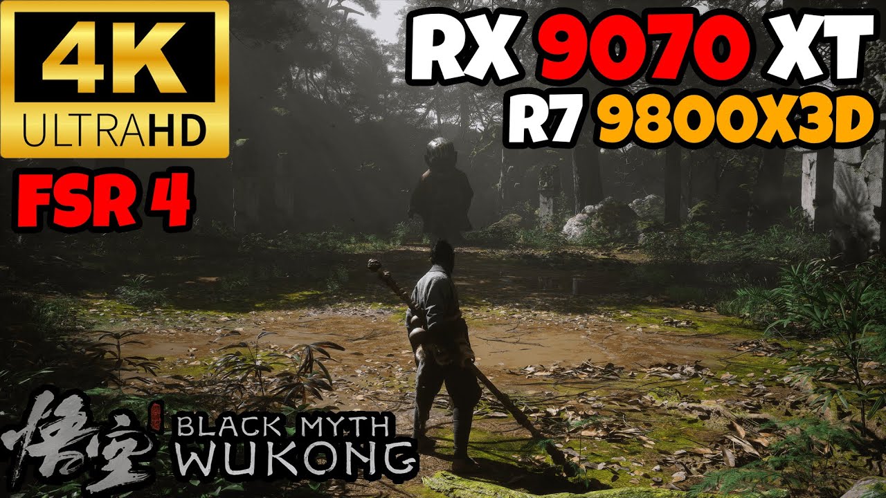 RX 9070 XT | Black Myth Wukong | 4K | 1440P | FSR 4 ВЫГЛЯДИТ ФАНТАСТИЧЕСКИ...