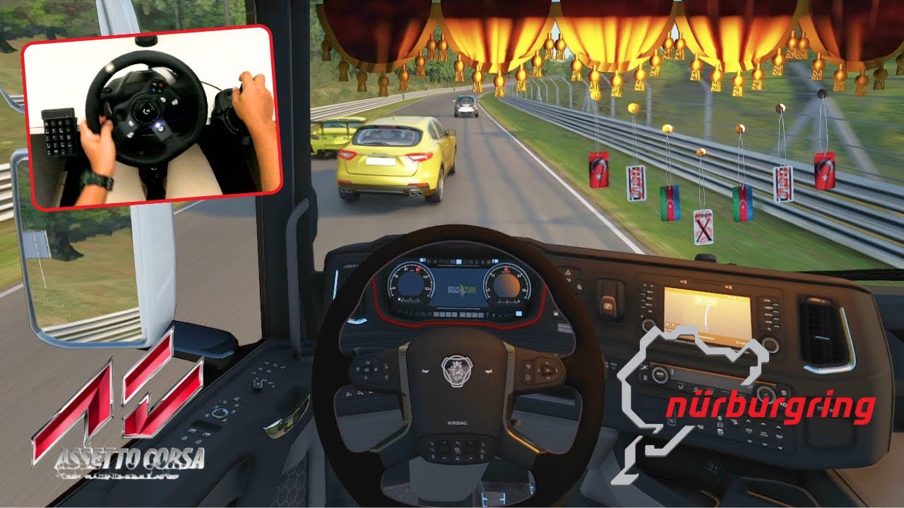 WHAT ARE THE ODDS OF YOU FINDING A TRUCK DRIVING AROUND NÜRBURGRING? | Logitech G920