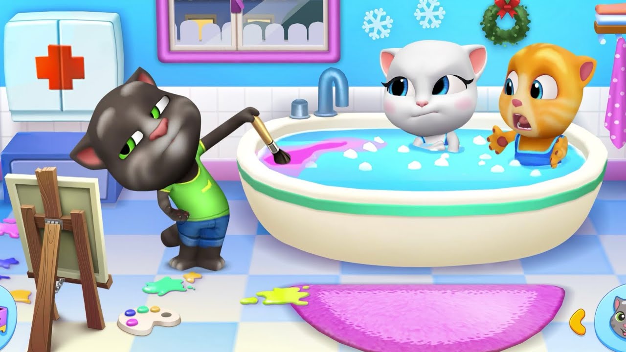 My Talking Tom Friends (iOS, Android) Gameplay Walkthrough (Outfit7) - HD