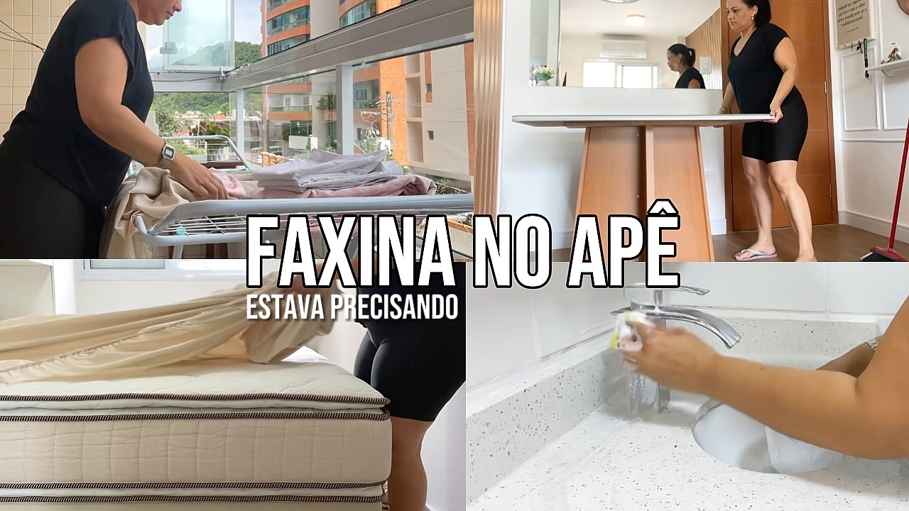FAXINA: LIMPEI TUDO O DIA INTEIRO DE ORGANIZAÇÃO 🧹🧺