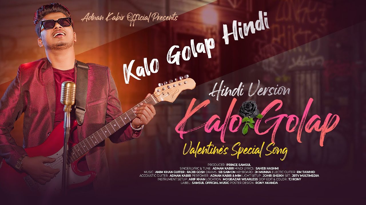Kalo Golap Hindi 🔥 Adanan Kabir | काला गुलाब | Tiktok Viral Song 2024