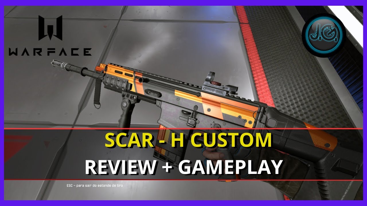 WARFACE - SCAR H CUSTOM - REVIEW + GAMEPLAY