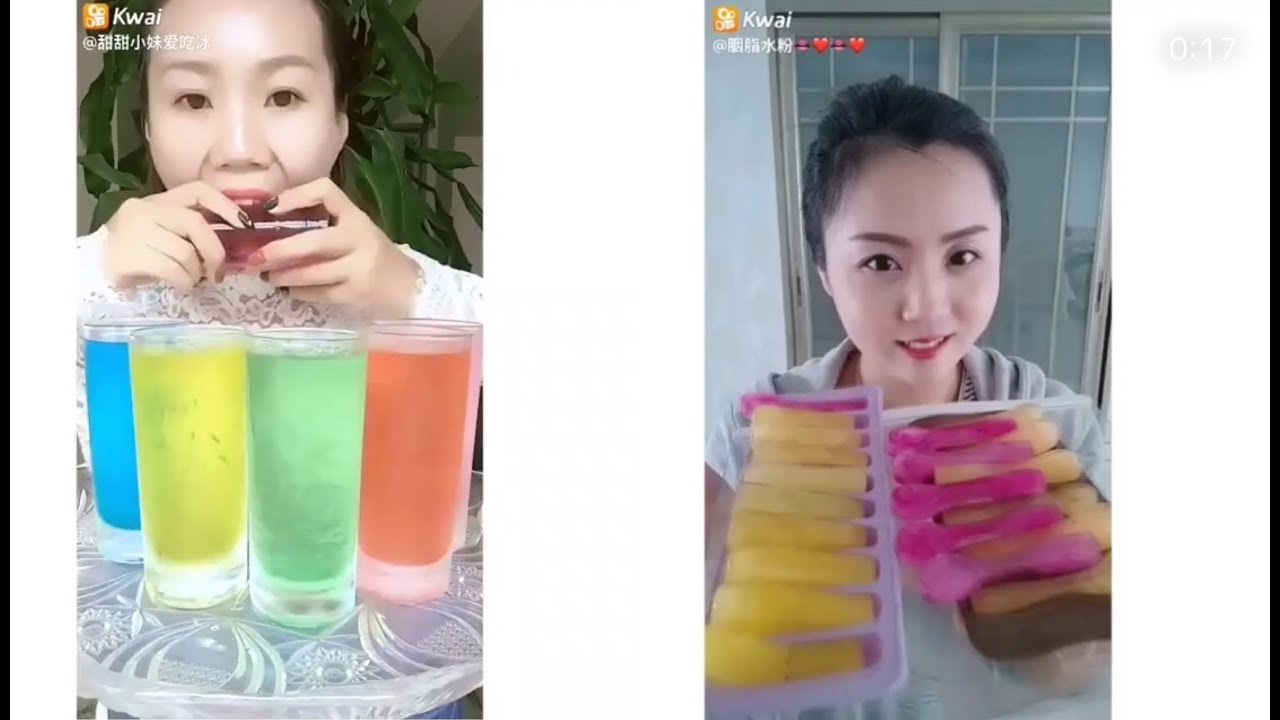 Crunchiest Ice Eating Compilation ASMR SATISFYING VIDEO #73