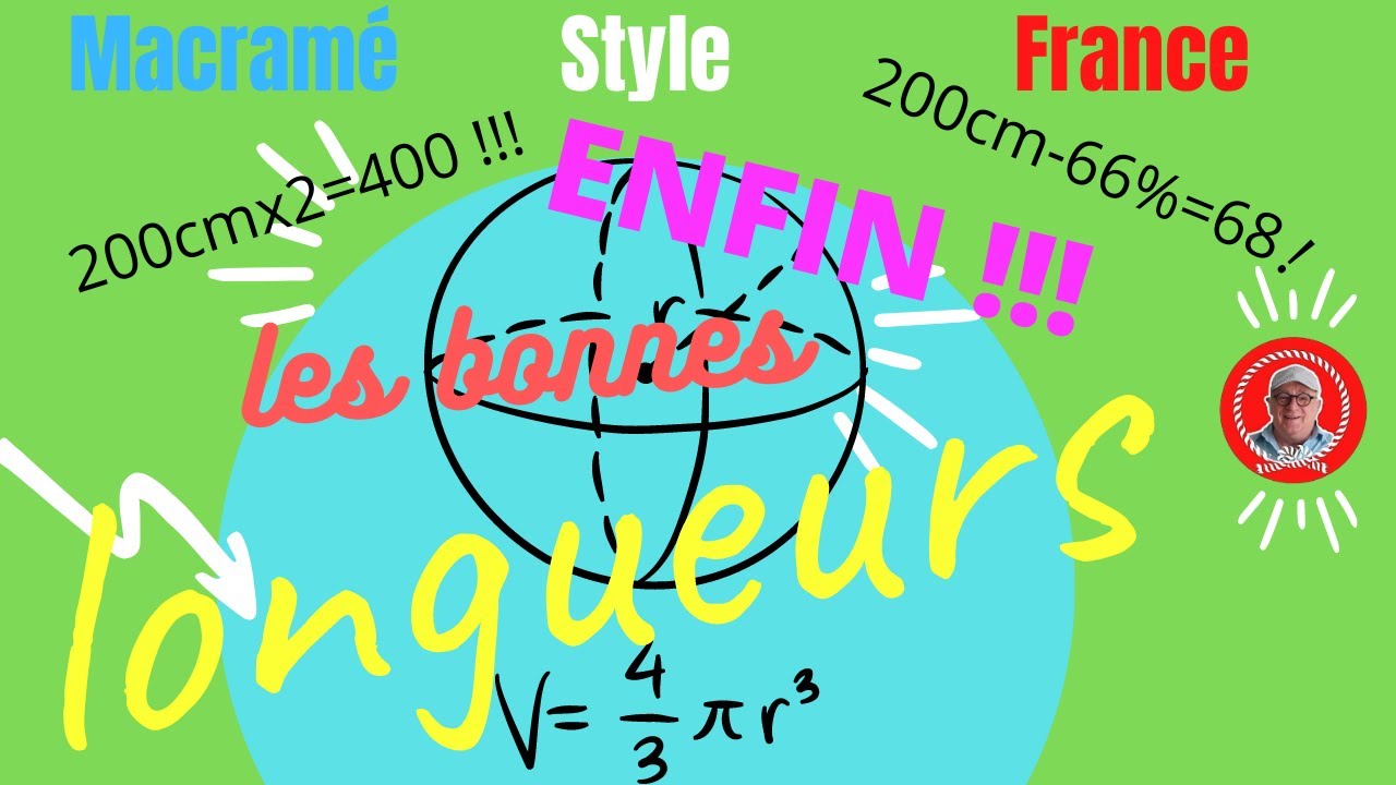 MACRAMÉ : CALCULER LES LONGUEURS