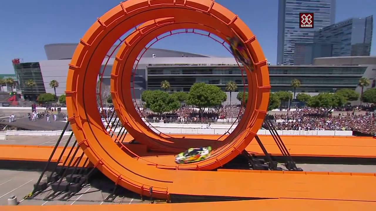 X Games Los Angeles 2012  Hot Wheels Double Dare Loop   ESPN X Games