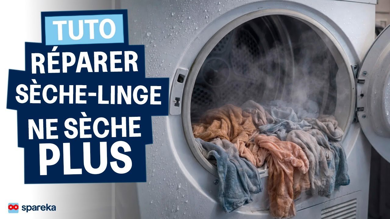 Sèche-linge qui ne sèche plus : nettoyage complet en 6 étapes (tuto réparation)