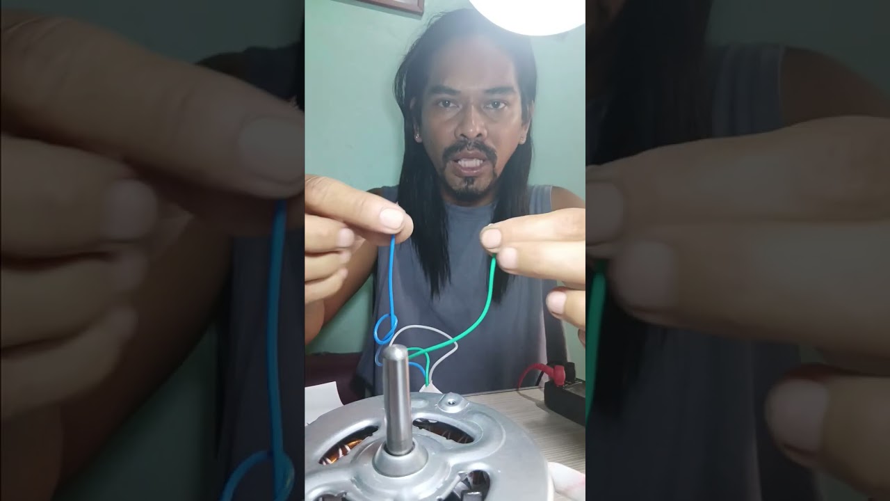 Spin dryer wiring connections. Checking start , running at common ng spin dryer motor.